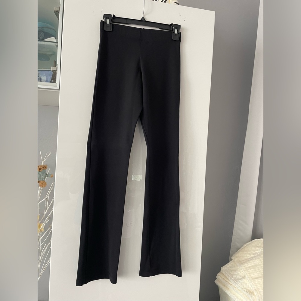 Sleek Black Women's Flared Ponte Pants
